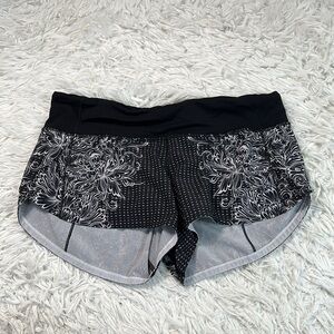 Lululemon Speed Up Short *2.5" Infinity Speed Up Short Alpine White Black